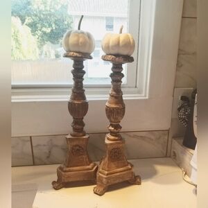 Bohemian vintage candle holders